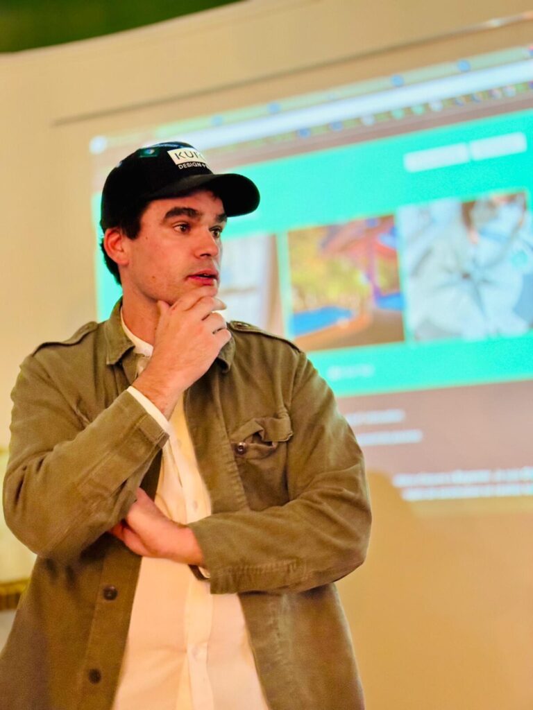 Charly jimenez Kuraia maitre d'oeuvre maçon